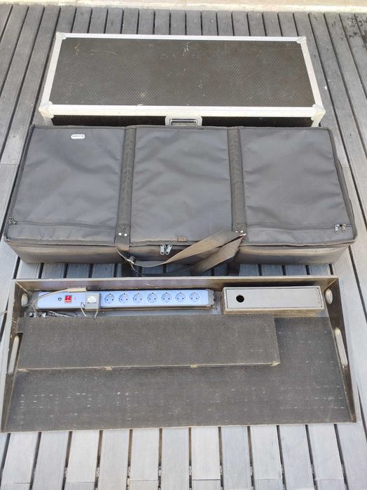 Pedaleira XXL com flightcase e saco