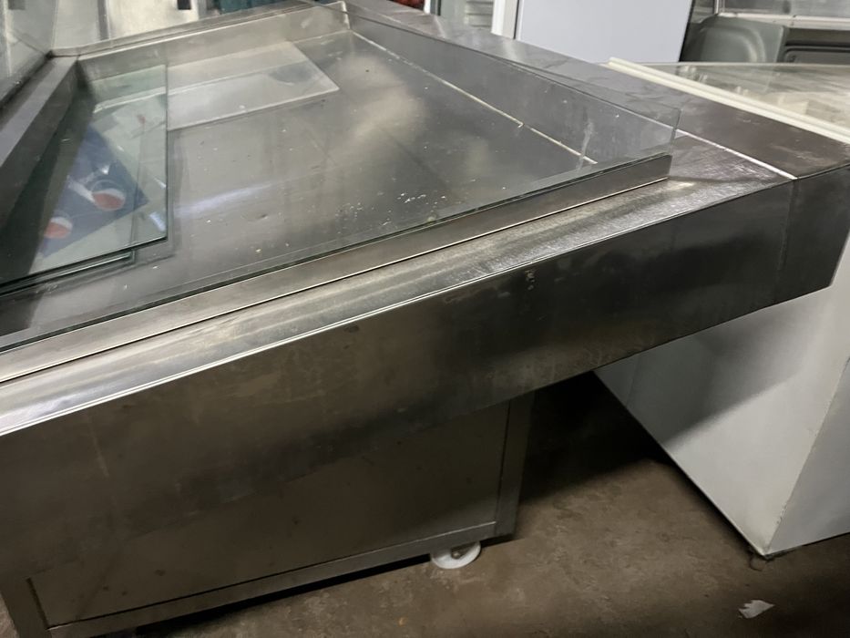 Expositor em inox para Peixe 2.00mt x 1.00mt