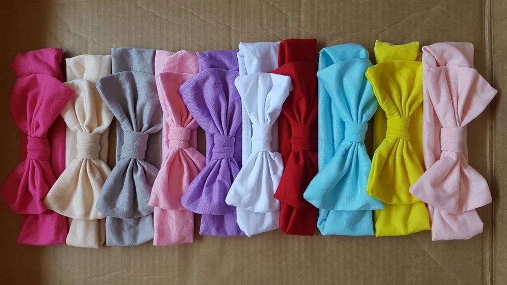 Fitas Cabelo Bebé/Bandoletes Laçarote Criança Lisos