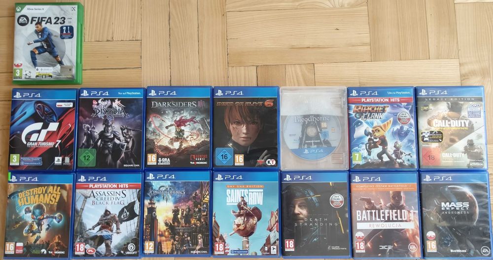 Gry na PS4 oraz PS3 likwidacja kolekcji