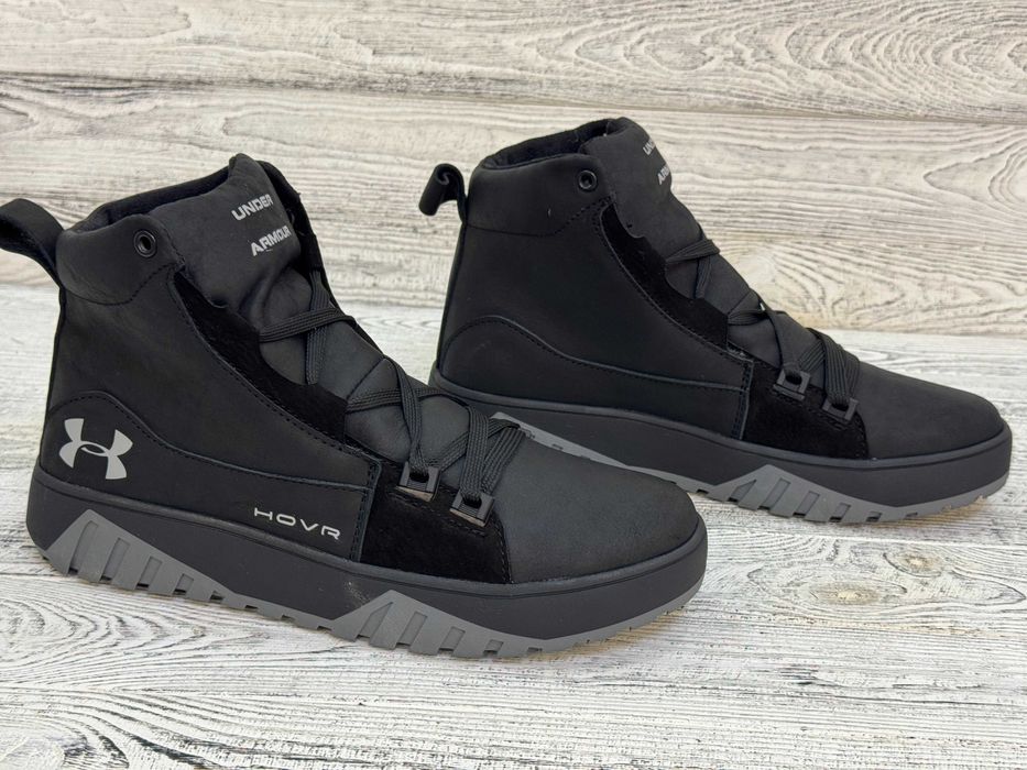 Зимові черевики високі кеди чоботи берці Under Armour Шкіра! р. 40-45