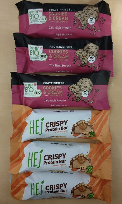Batony proteinowe białkowe zestaw 22 sztuki