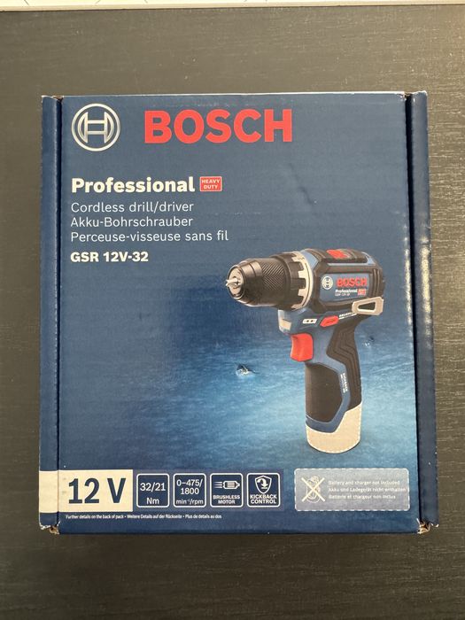 Wiertarko-wkrętarka BOSCH GSR 12V-32     06019N7000
