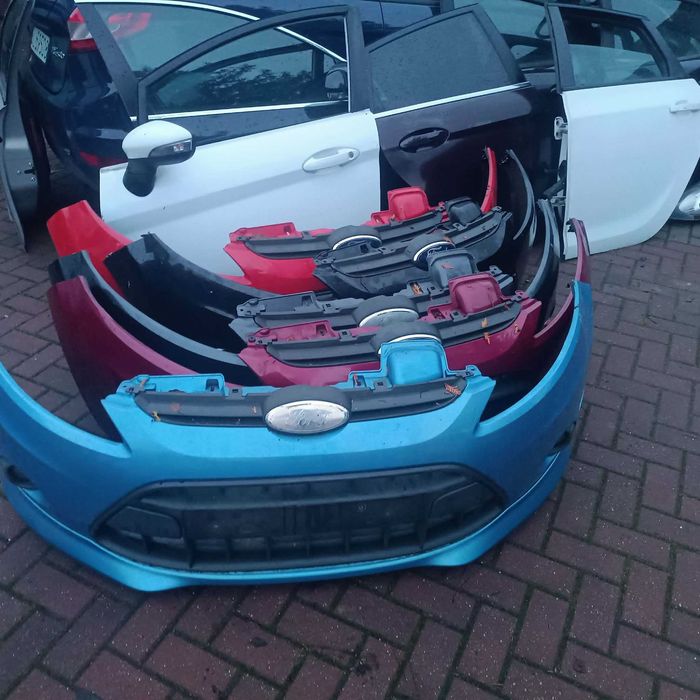 Ford Fiesta MK7  klapa maska zderzak błotnik drzwi lampy INNE CZĘSCI