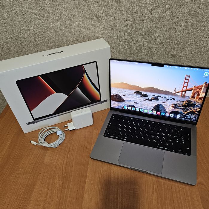 MacBook Pro 14 M1 Pro 16/512GB (A2442) | Без MDM, повний рідний комплект