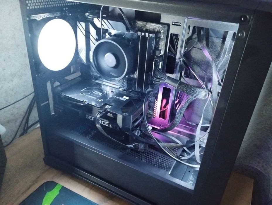 Игровой ПК для современных игр. RTX 4060 / Ryzen 5 5500 / 32GB RAM