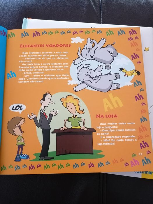 Livros anedotas para crianças
