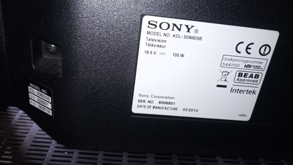 telewizor sony KDL-50W805B