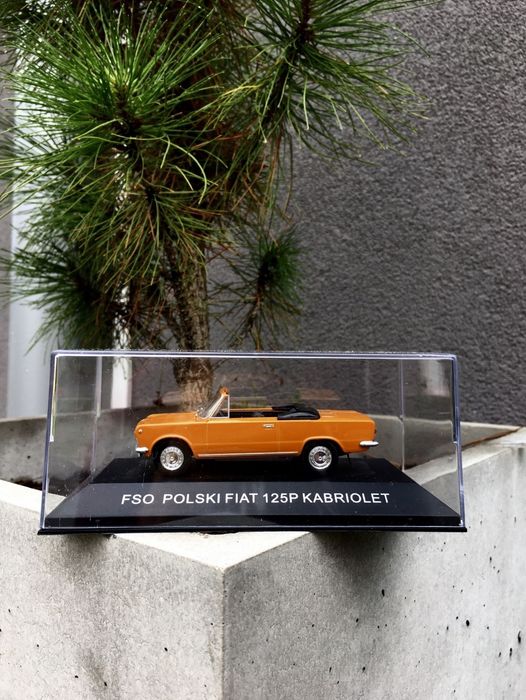 FIAT 125P KABRIOLET-legendy FSO,auta PRL,model,kolekcja, autka