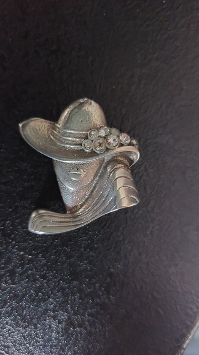 Broszka srebrna  vintage