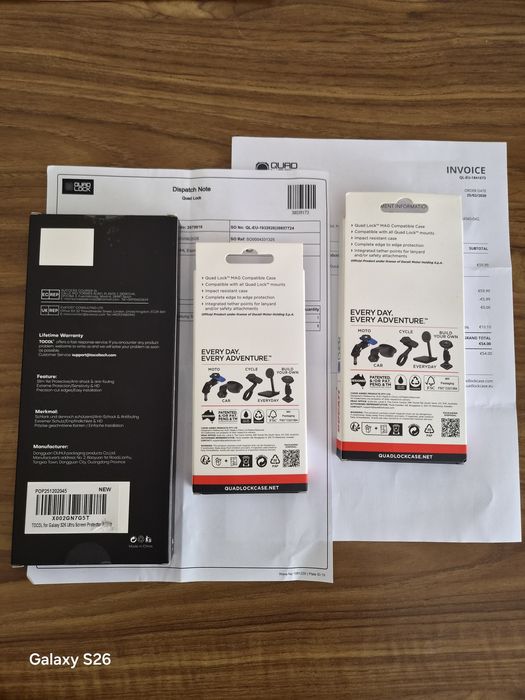 Quad Lock Samsung S26 Ultra e S25 Mag Case