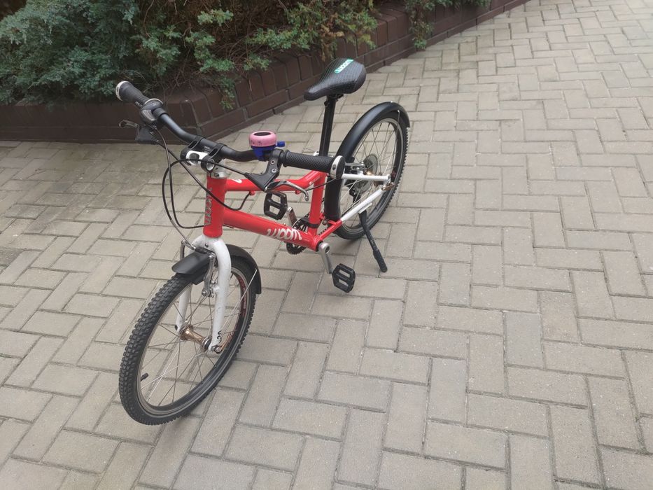 Woom 4, błotniki, nóżka