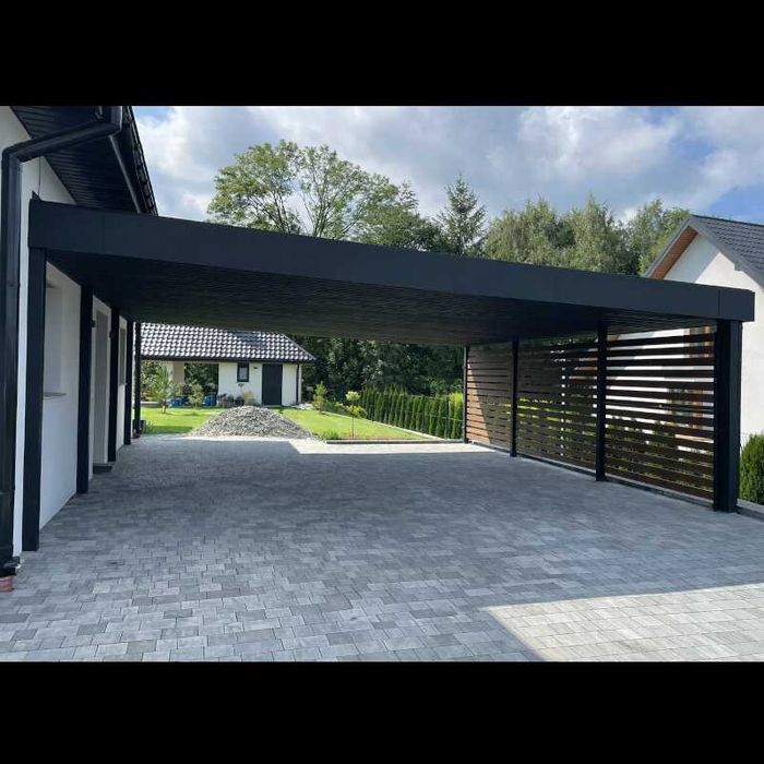 Carport 6x5,5, wiaty garażowe, wiata na samochód, wiata stalowa