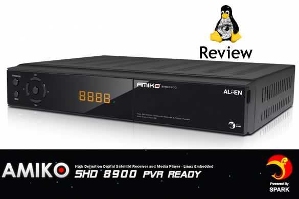 Супутниковий HD ресивер  Amiko SHD-8900 Alien YouTube HDMI