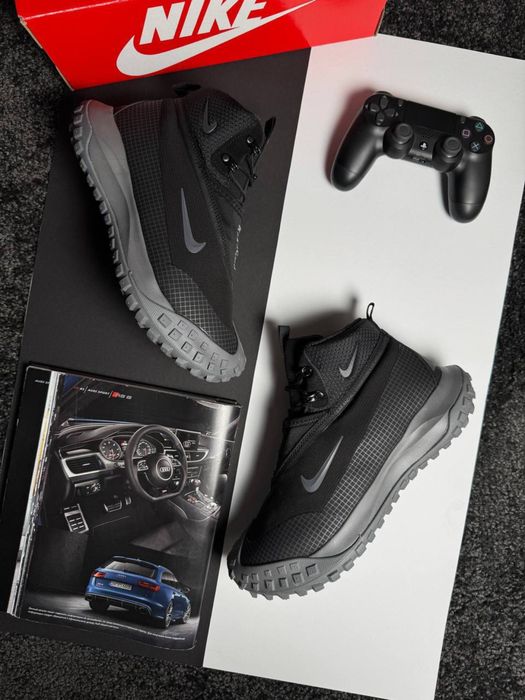 Мужские кроссовки Nike ACG Mountain Fly High Black Grey [41-46р]