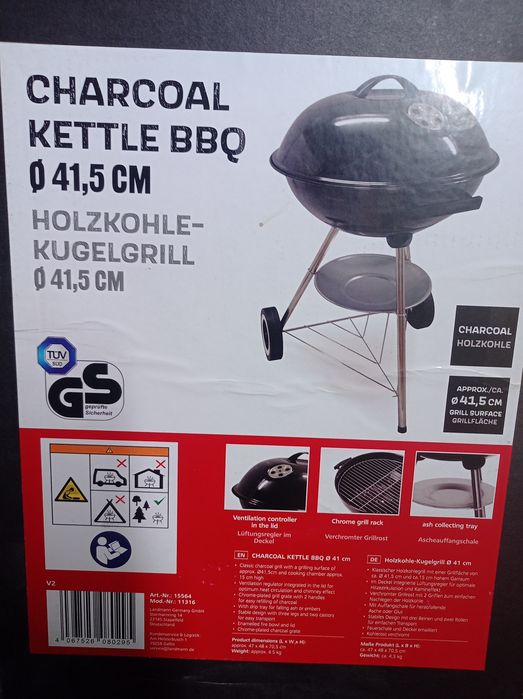 Grill na węgiel nowy