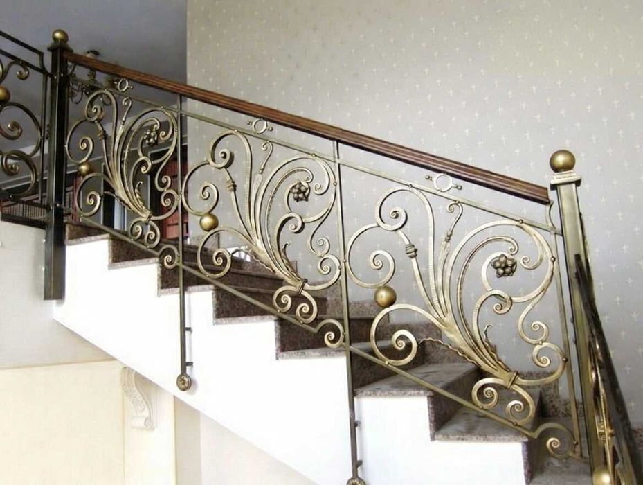 Ковані перила та балясини на замовлення: для сходів, балконів, тераси