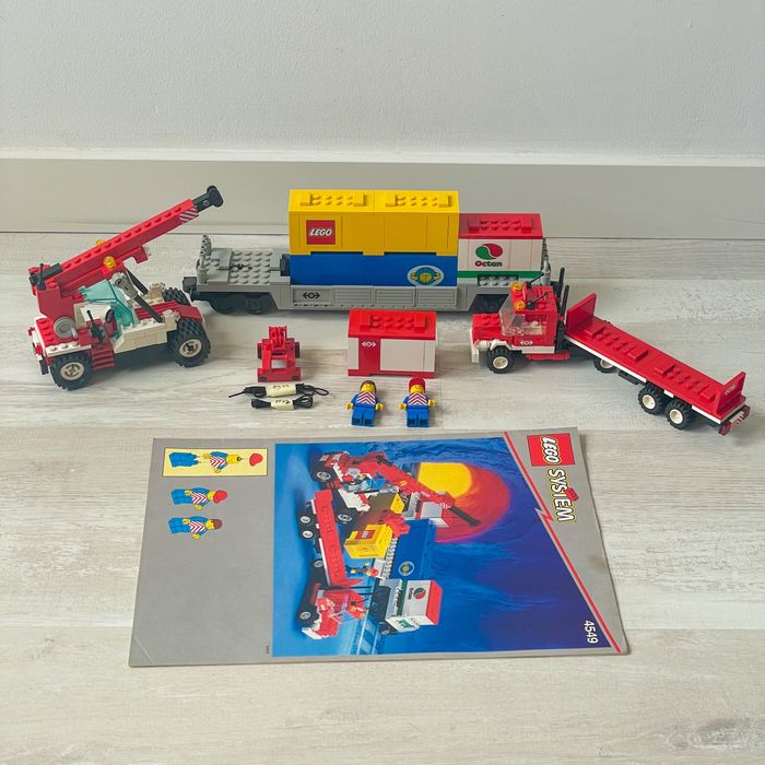 Lego System Train 4549 Container Double Stack (1993) Complete and Rare