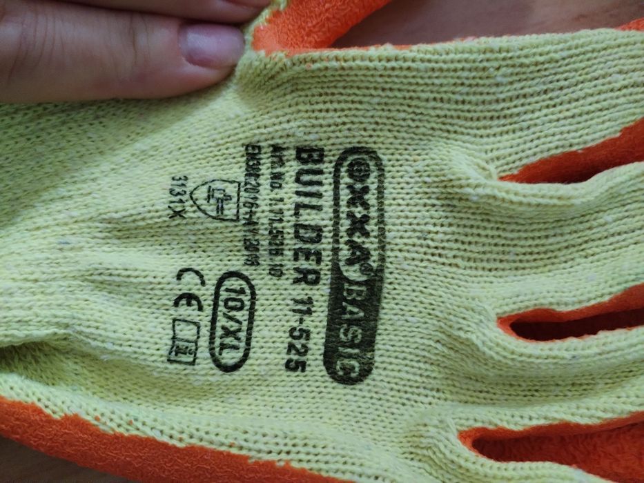 Grube rękawice, rozmiary L i XL, Oxxa Basic