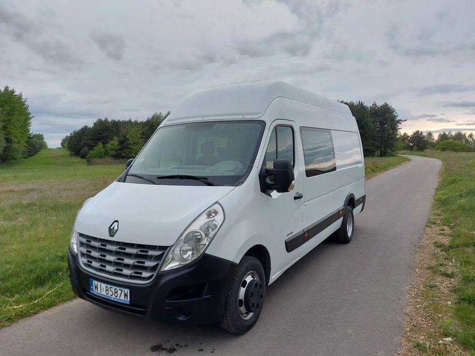 Renault Master L3H3 6-Osobowy Brygadówka Warsztat Faktura Vat 23%  Brygadówka/Doka