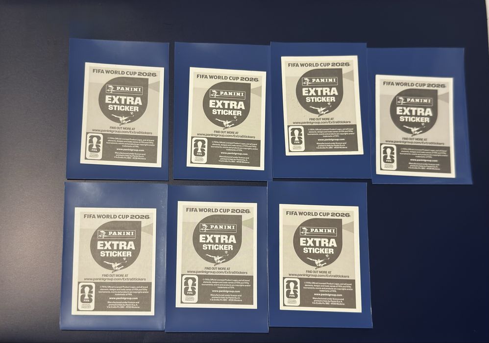 7 Extra Stickers World Cup 2026