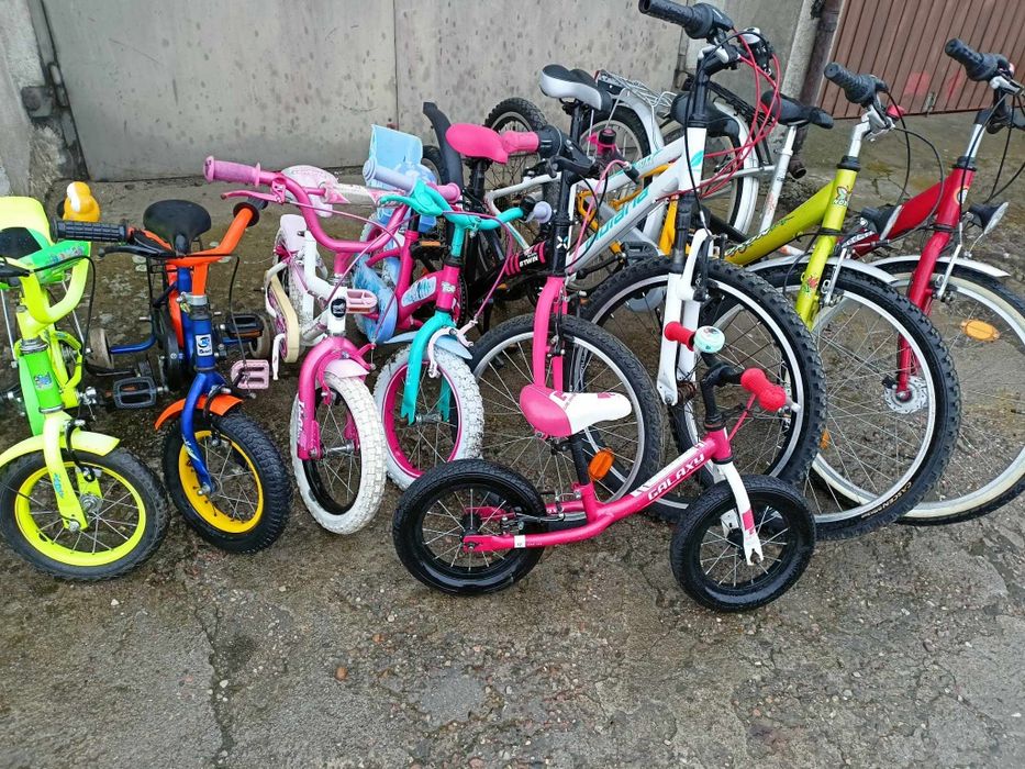 Rowery dziecięce 12, 16, 20, 24