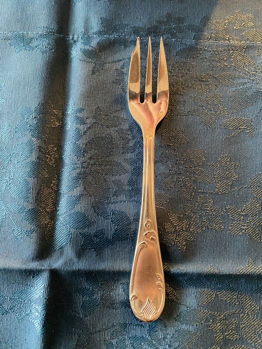 Garfos de bolo no estojo original