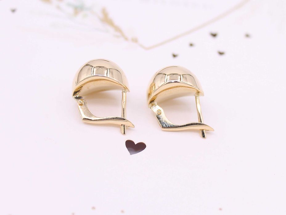 Złote kolczyki p.585/3,35g