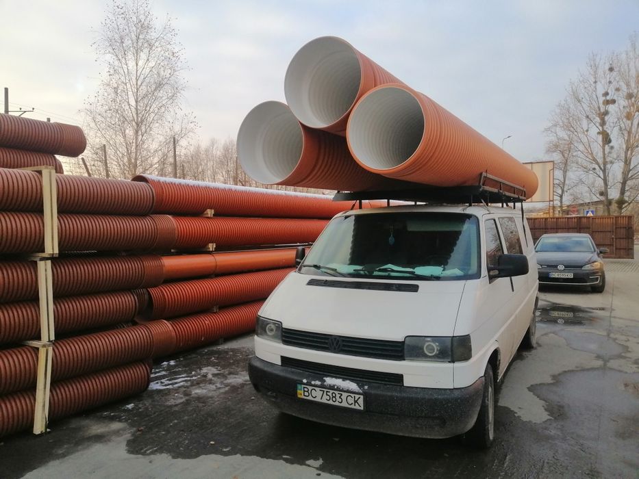 Труби для заїзду, усилені
