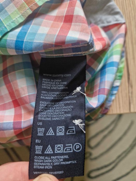 Koszula męska z krótkim rękawem | Tommy Hilfiger | Rozmiar 2XL