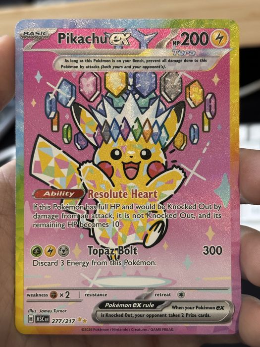 Pikachu ex (ASC 277)
