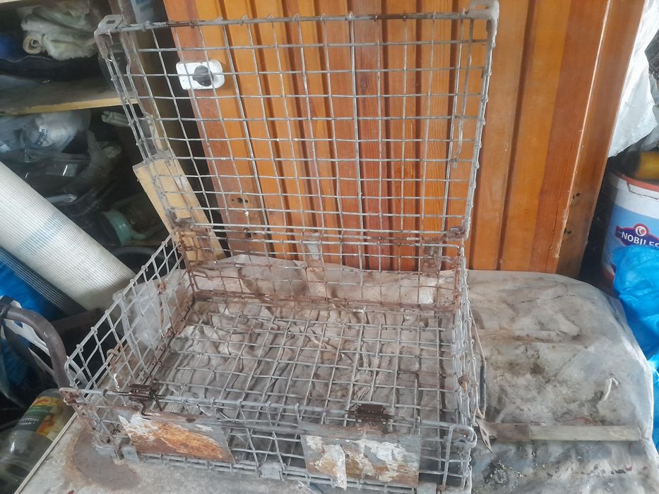 Stalowa klatka na golebie ,kroliki
