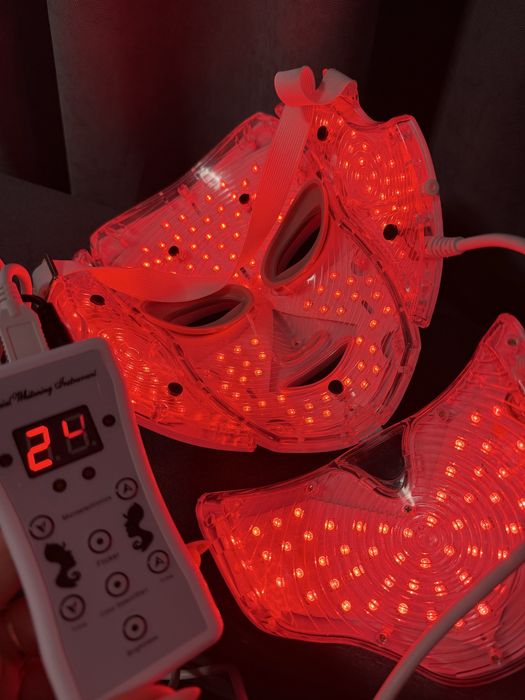 LED маска для обличчя | Фототерапія | Омолодження та лікування акне…..