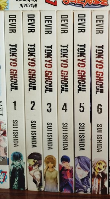 Mangá Tokyo Ghoul - Volume 1 ao 6