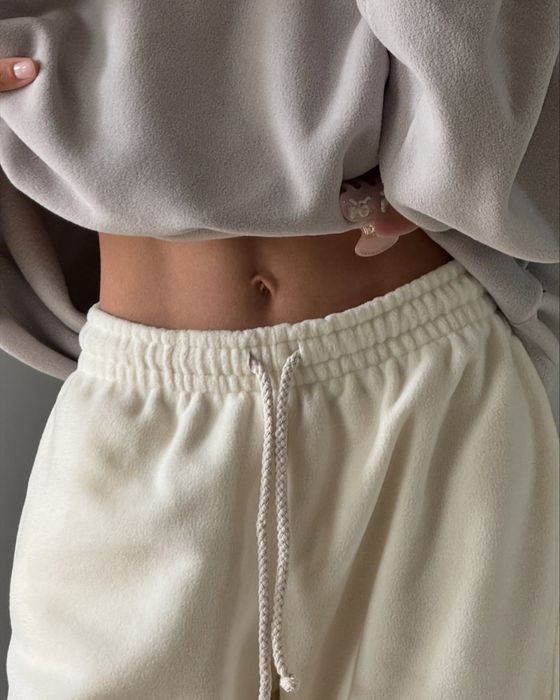 Флісові штани Flame of Desire з затяжками знизу