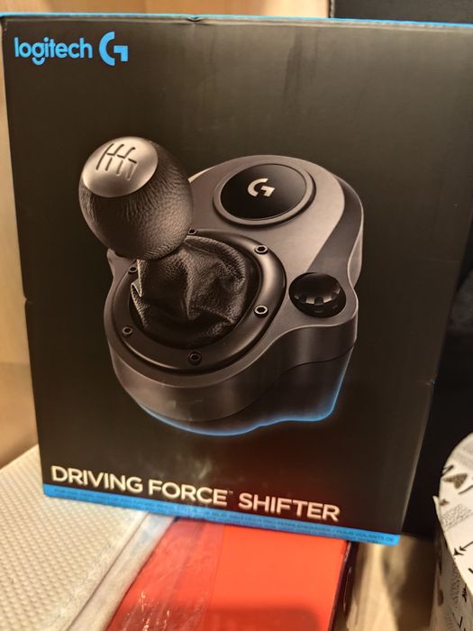 CONJUNTO de Volante Logitech G923 NOVO e  Shifter Logitech NOVO