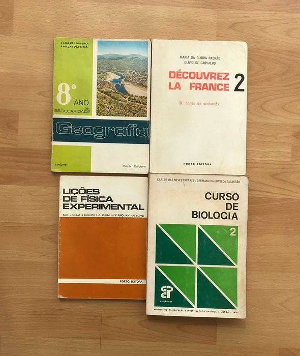 Livros escolares antigos anos 70 e 80