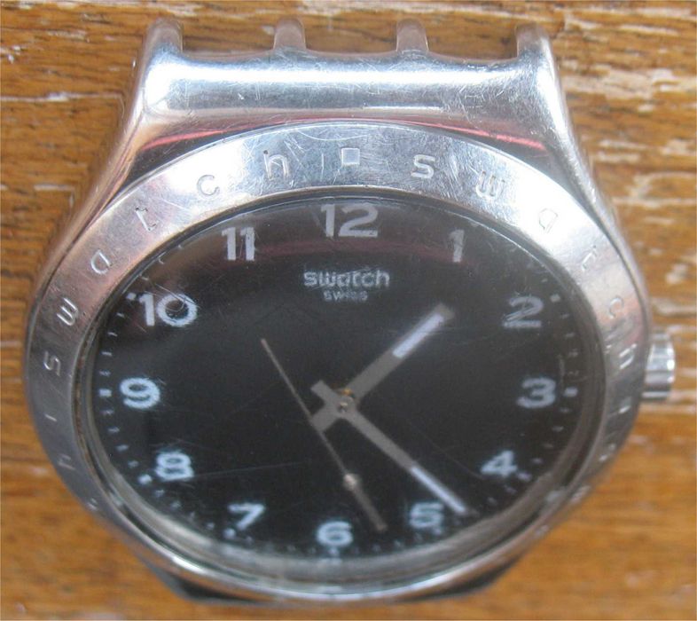 Swatch antigo de aço inoxidável e 40mm de caixa