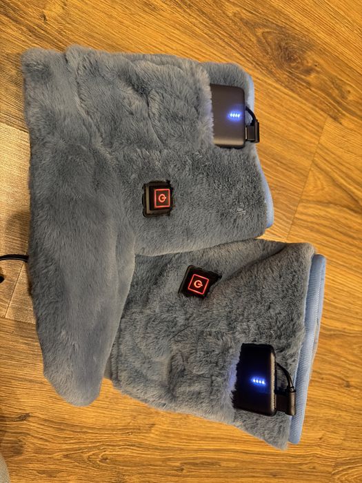 Ogrzewana kapcie na powerbank, nowe