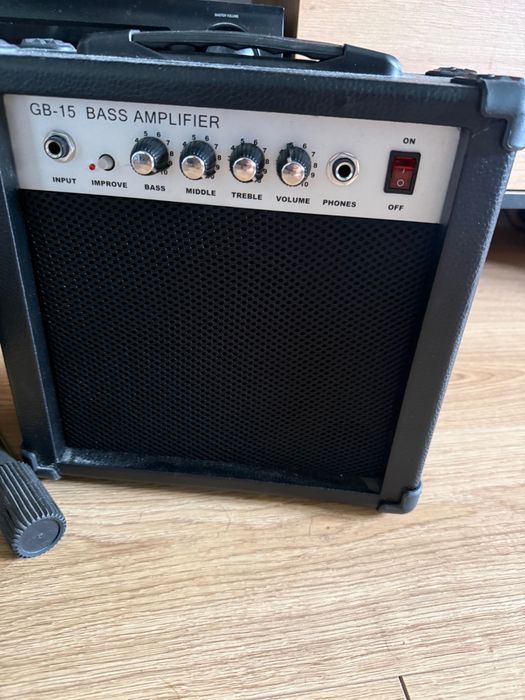 BASS Jazz Bass + Wzmacniacz bassowy  Zestaw gitara basowa PJ Precision