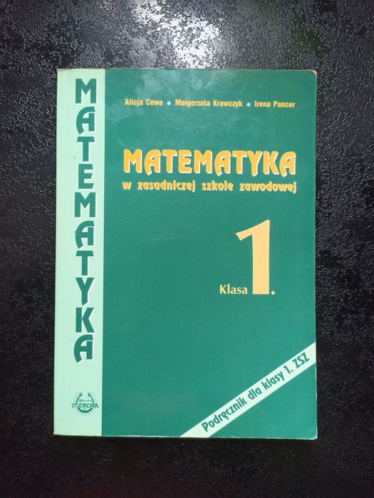 Podręcznik do matematyki zasadniczej szkoły zawodowej