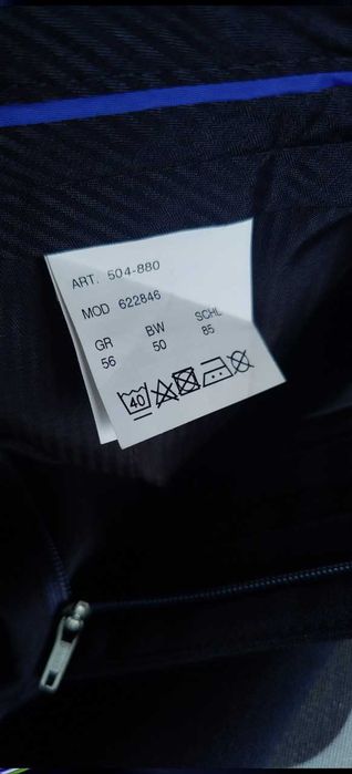 Джинсы брюки Bruhl wool trousers Germany w40 stretch black.