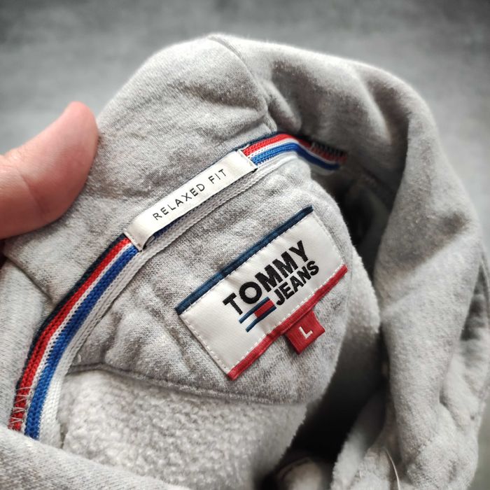 MĘSKA Bluza PREMIUM Hoodie z Kapturem Tommy Hilfiger Jeans Haft Logo