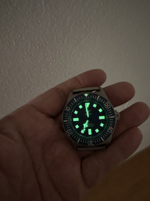 Relogio em Titanio vidro safira