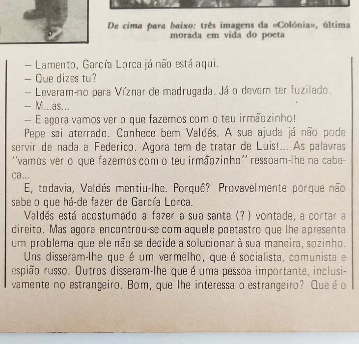 Garcia LORCA Assassinado