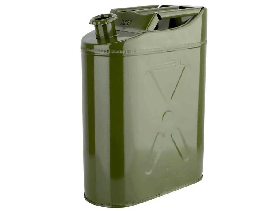 Металева каністра BERIL 10 л для палива і мастильних рідин