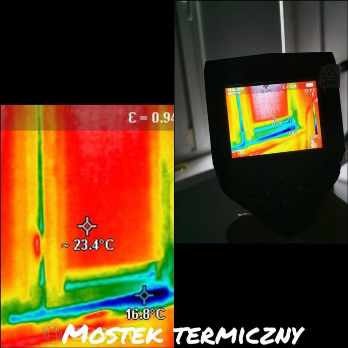 Termowizja,wykrywanie przecieków i nieszczelności.