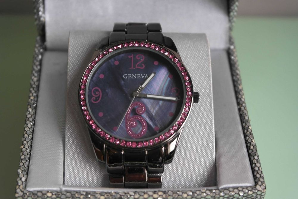 Zegarek Geneva Steell Black