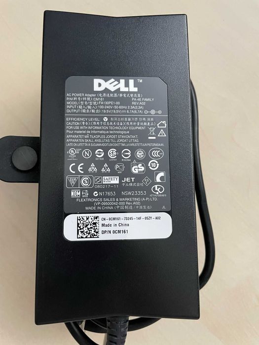 Stacja dokująca DELL PR03X z zasilaczem DELL FA130PE1