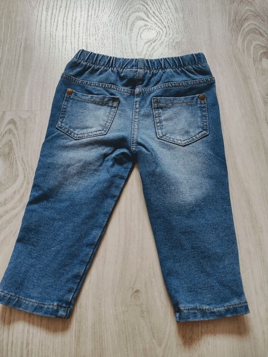 Spodnie rurki legginsy tregginsy jeans next 74